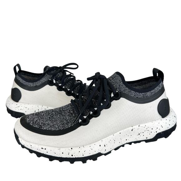 Men's Allbirds Trail Runner SWT Athletic Casual Sneakers in Black/White (Sz 9) - Picture 1 of 12